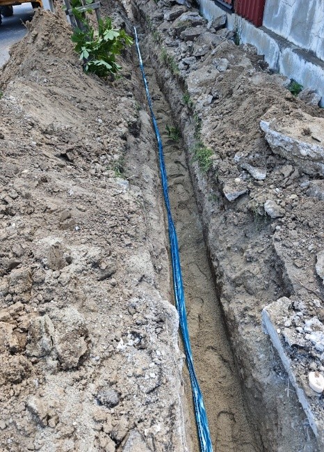 Podul Broșteni DN65A Est 3 – canalizare D250